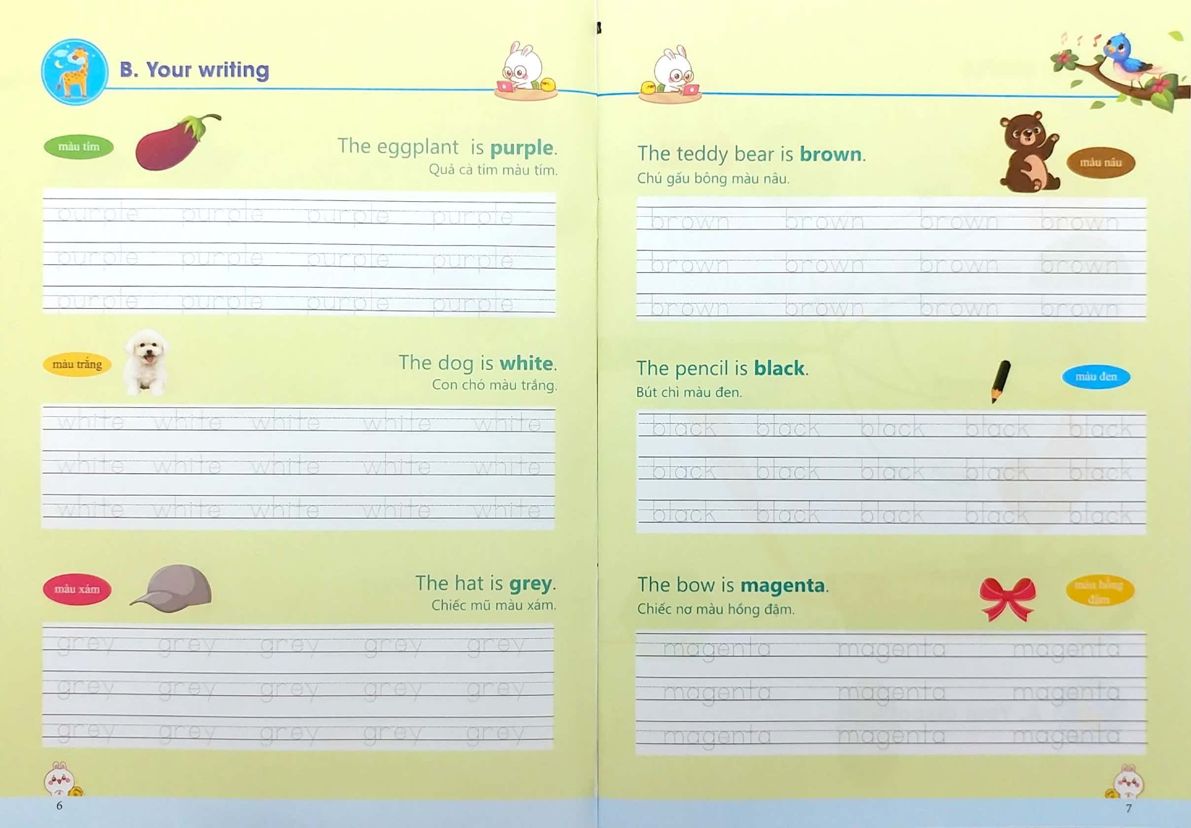 tập viết tiếng anh cho trẻ - khám phá