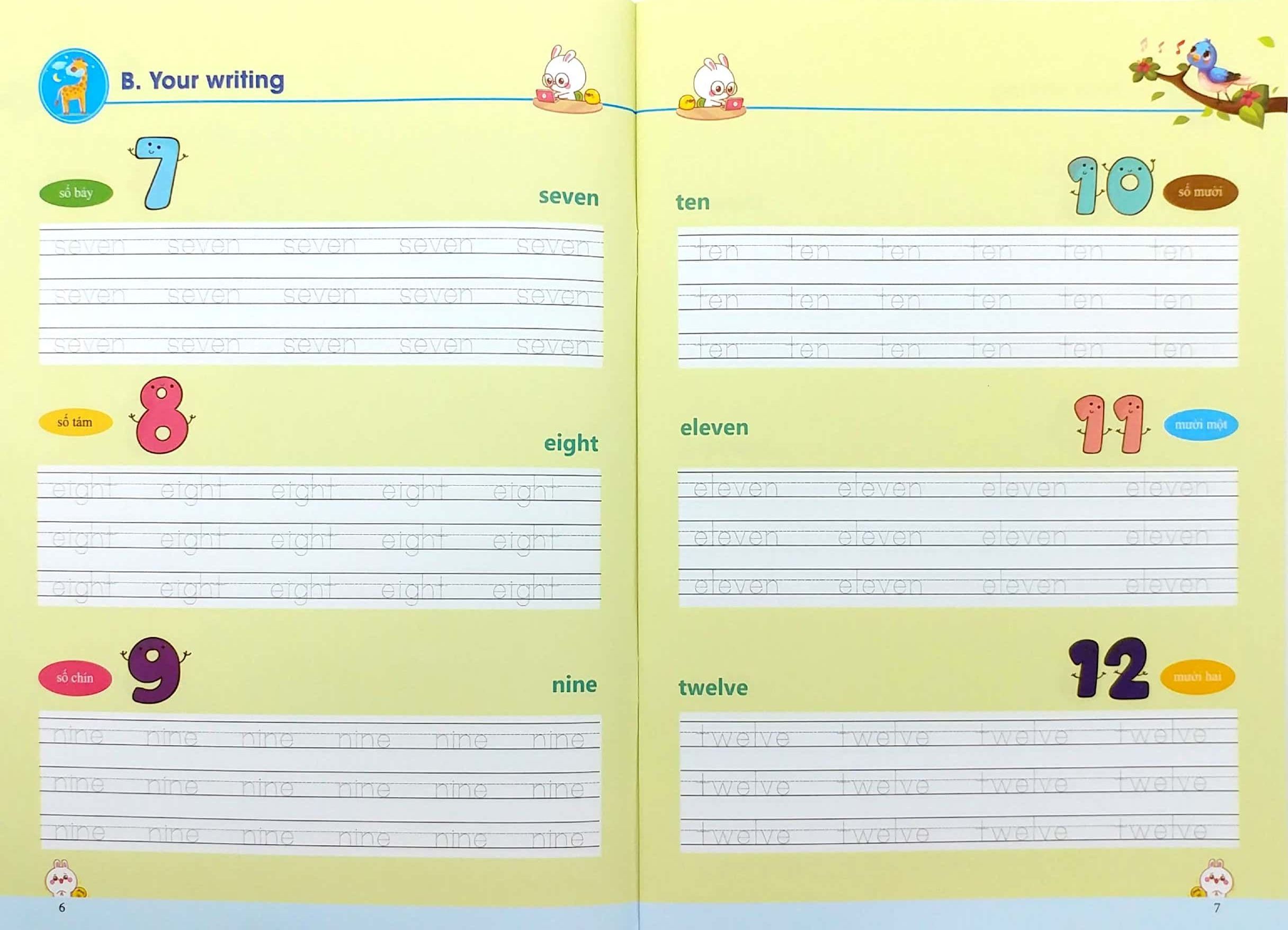 tập viết tiếng anh cho trẻ - nhận biết