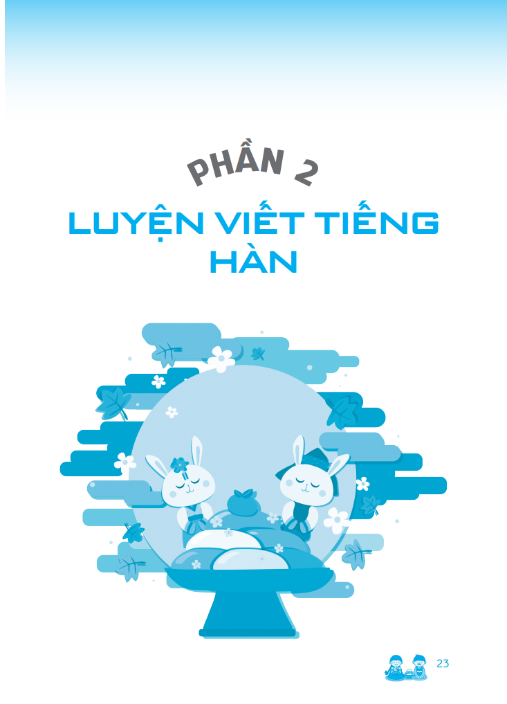 tập viết tiếng hàn cơ bản