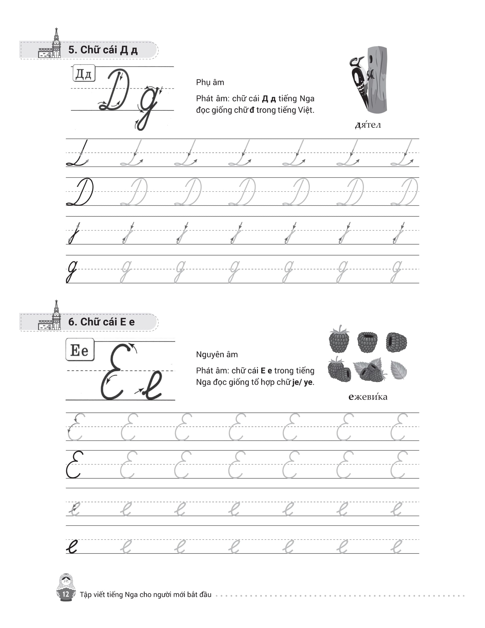 Tap Viet Tieng Nga Cho Nguoi Moi Bat Dau