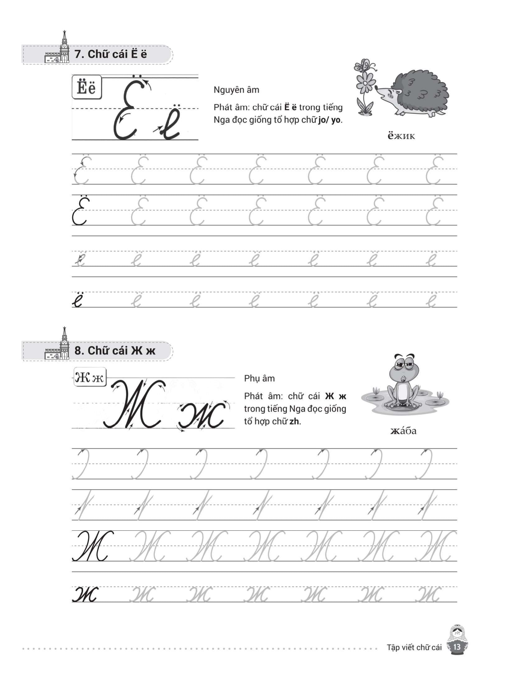 Tap Viet Tieng Nga Cho Nguoi Moi Bat Dau