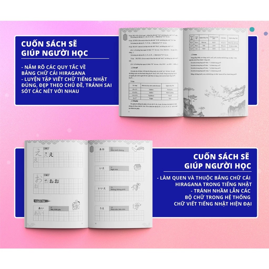 Tap Viet Tieng Nhat Bang Chu Cai Hiragana (Tai Ban 2025)