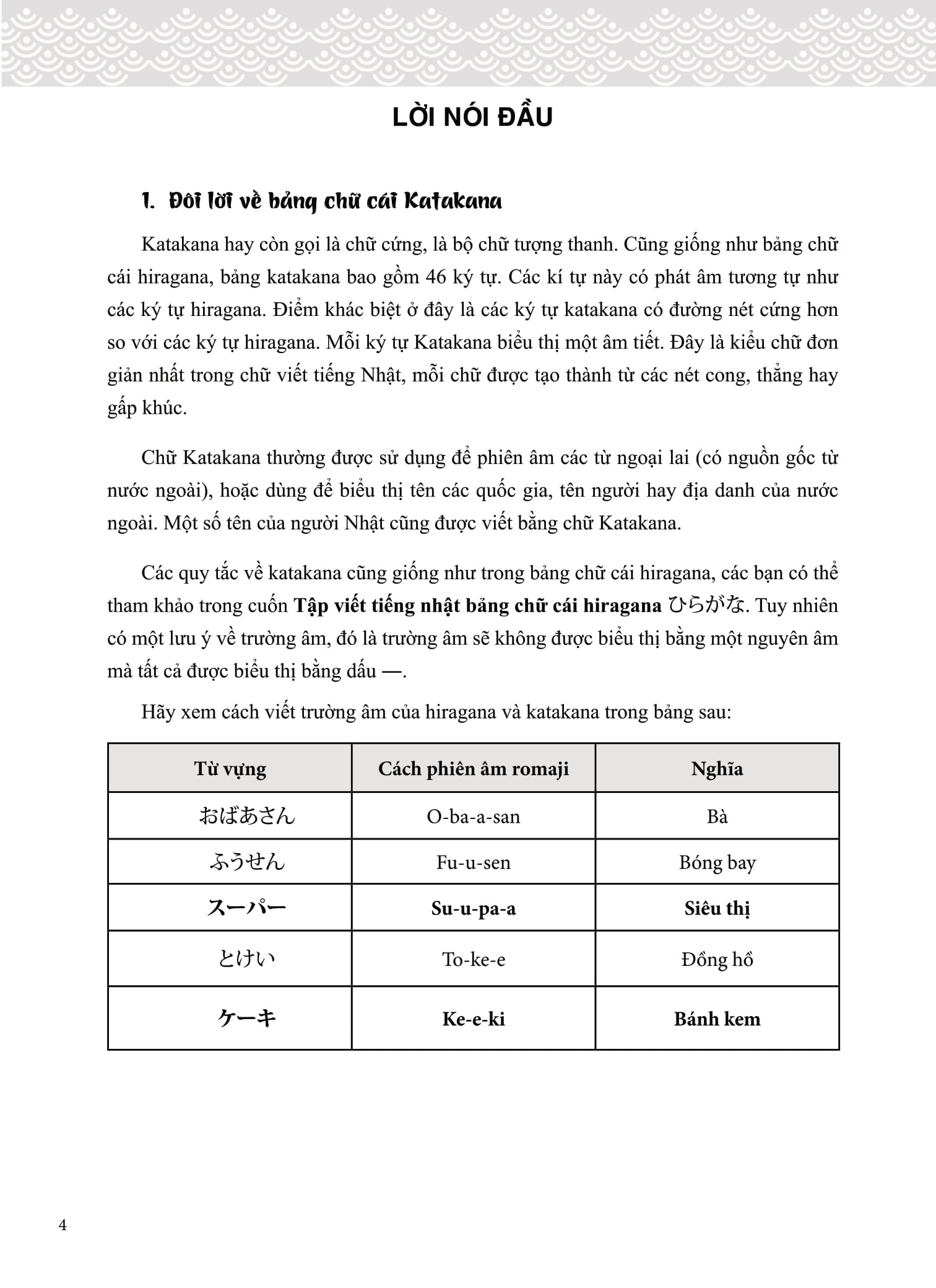 tập viết tiếng nhật bảng chữ cái katakana