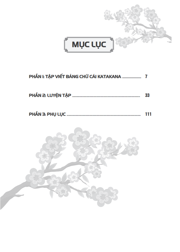 tập viết tiếng nhật căn bản katakana (tái bản 2022)
