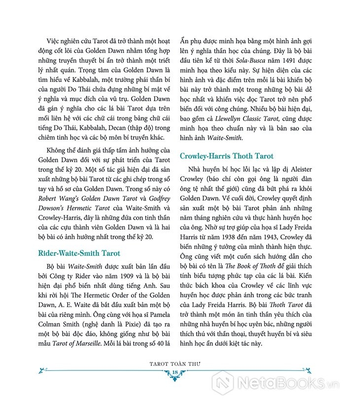 tarot toàn thư - đọc vận mệnh qua những lá bài