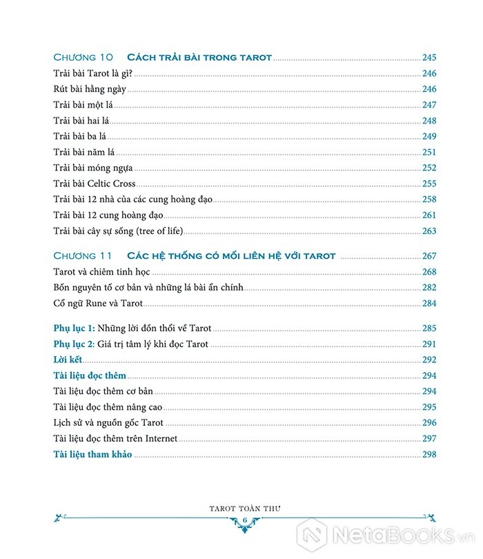 tarot toàn thư - đọc vận mệnh qua những lá bài
