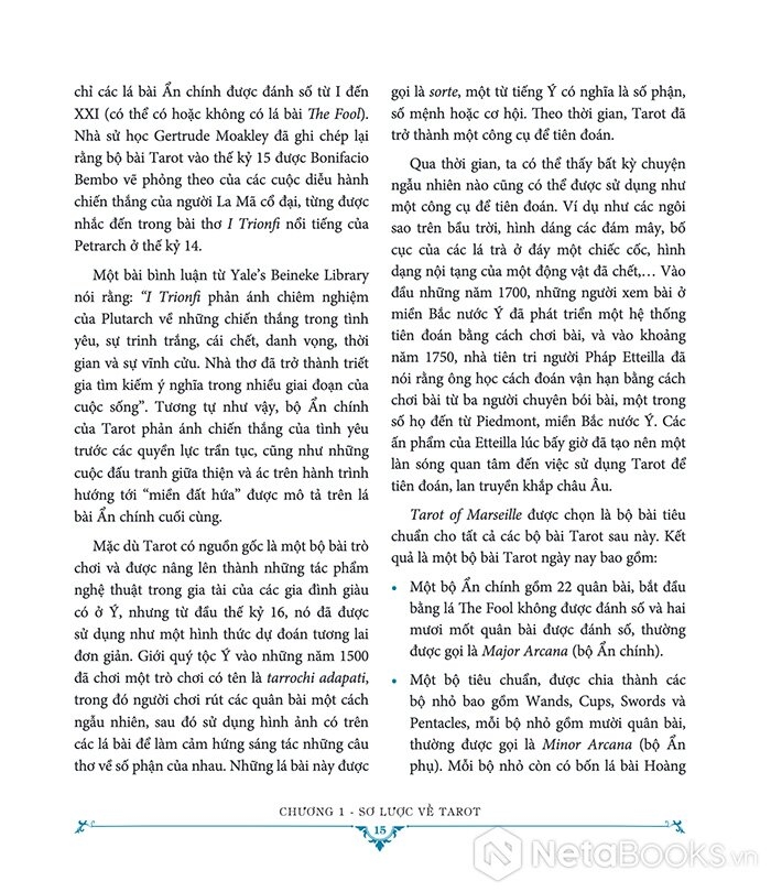 tarot toàn thư - đọc vận mệnh qua những lá bài