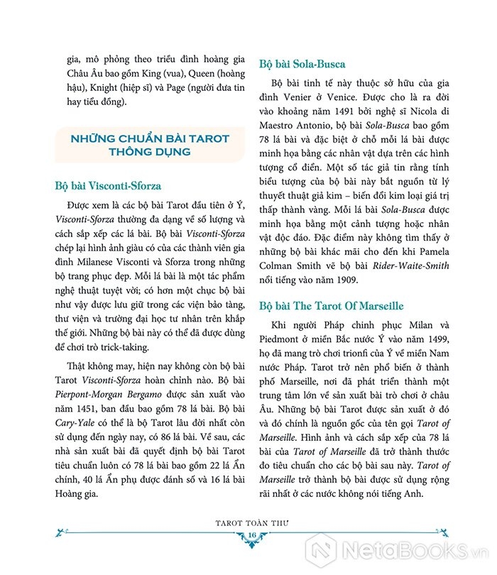 tarot toàn thư - đọc vận mệnh qua những lá bài