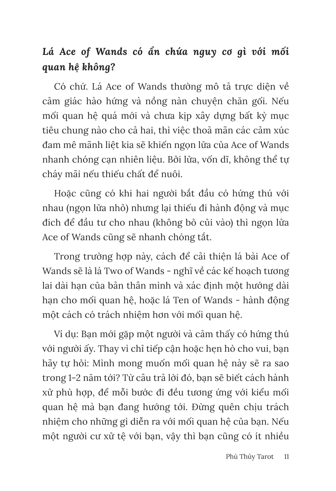 Tarot Va Cac Cau Chuyen Tinh Yeu Co That