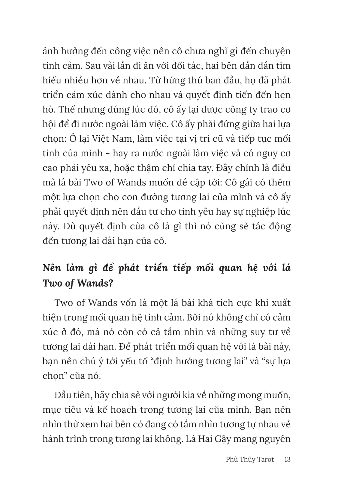 Tarot Va Cac Cau Chuyen Tinh Yeu Co That