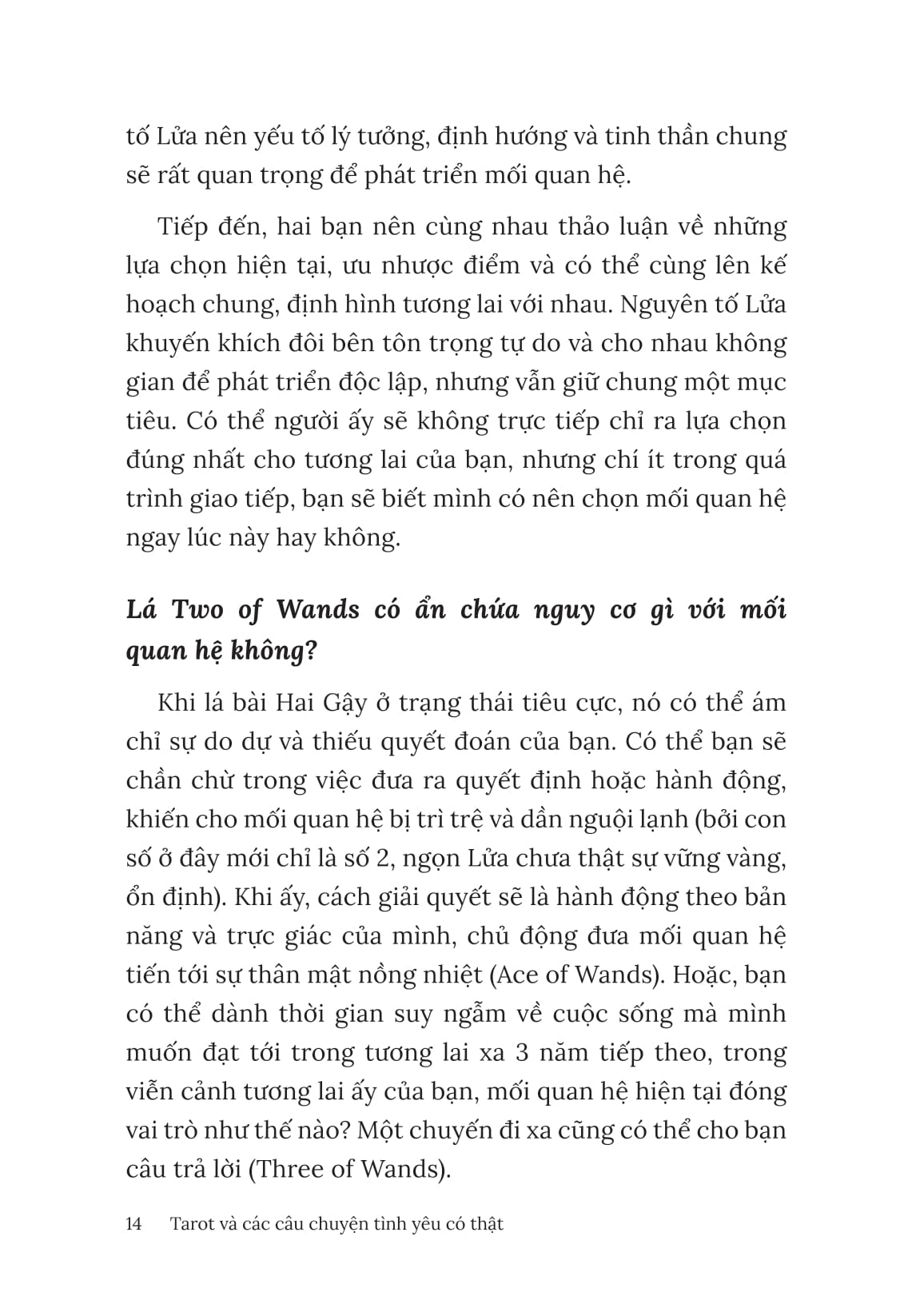 Tarot Va Cac Cau Chuyen Tinh Yeu Co That