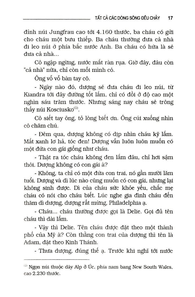 tất cả các dòng sông đều chảy