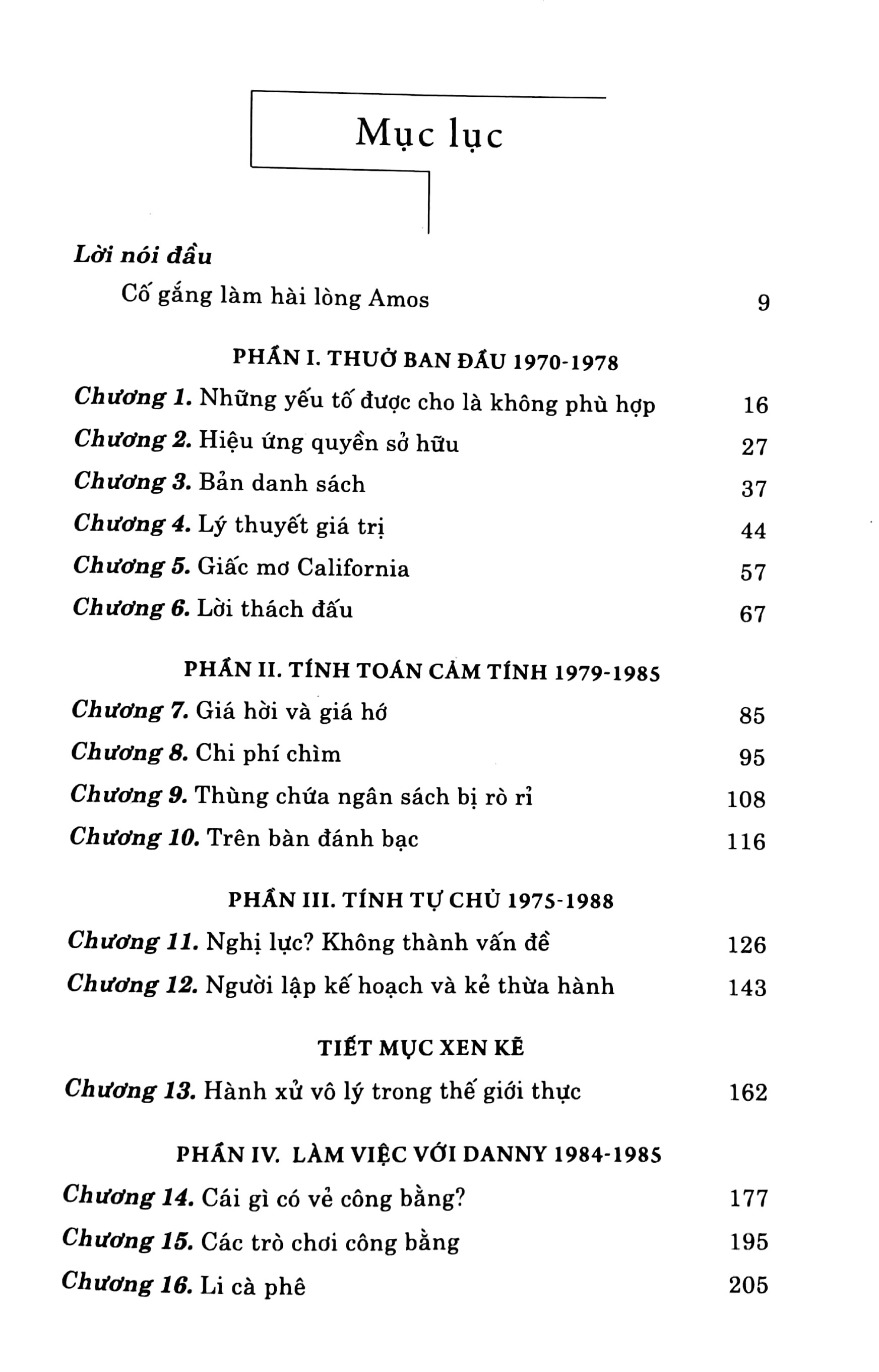 tất cả chúng ta đều hành xử cảm tính - sự hình thành kinh tế học hành vi (tái bản 2024)