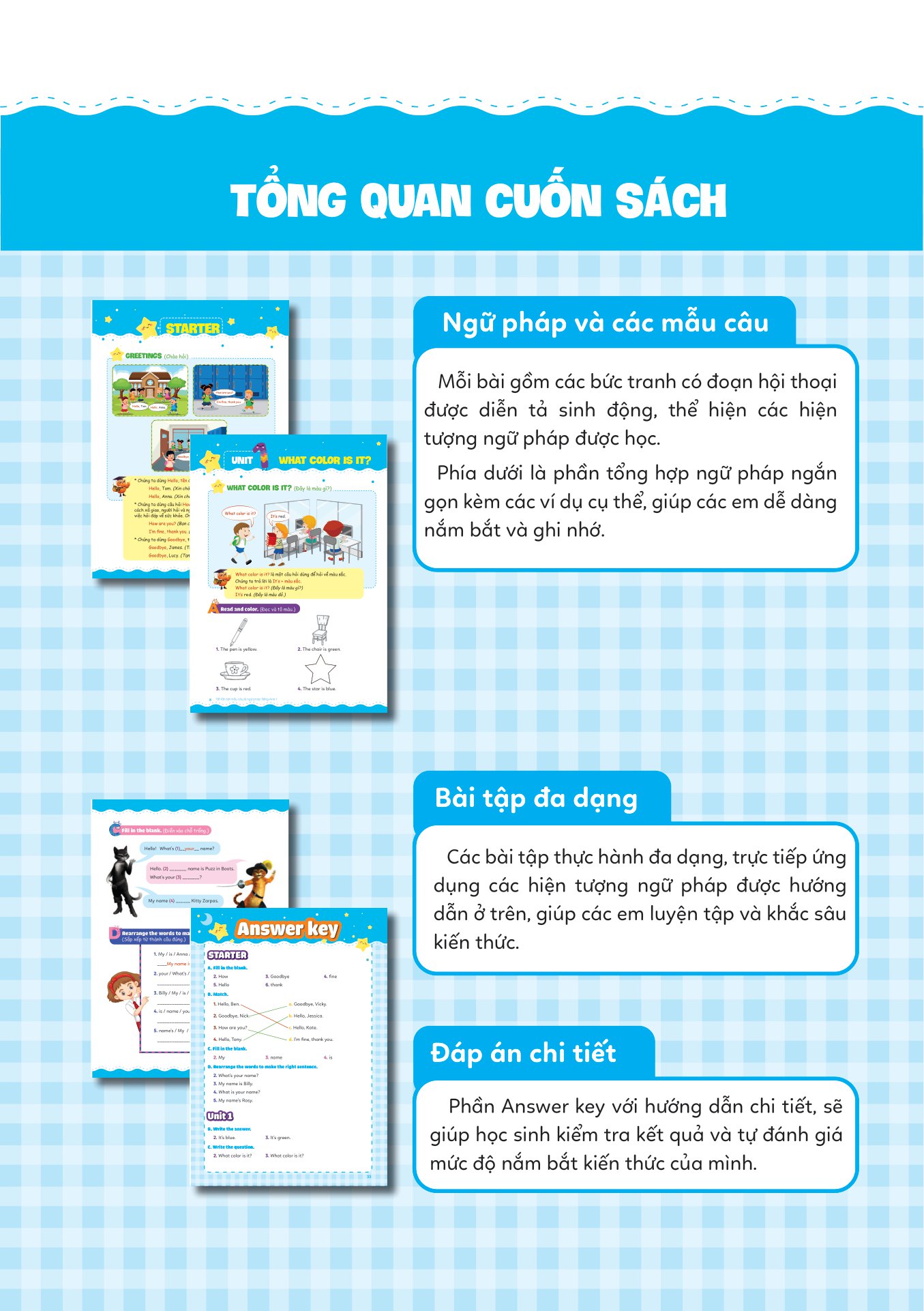 tất tần tật mẫu câu và ngữ pháp tiếng anh lớp 1