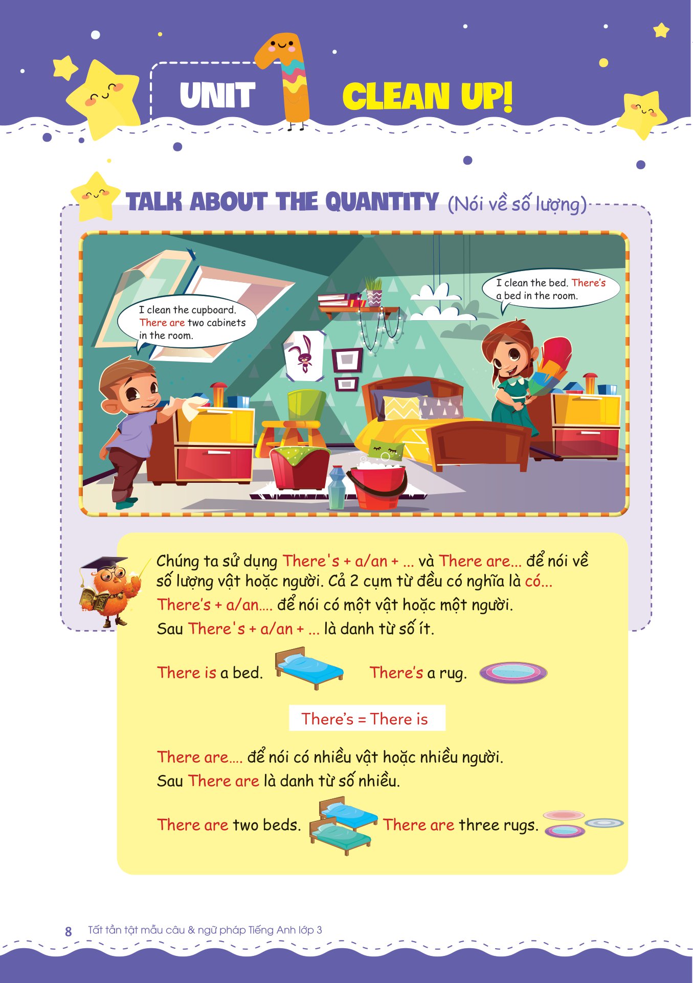 tất tần tật mẫu câu và ngữ pháp tiếng anh lớp 3