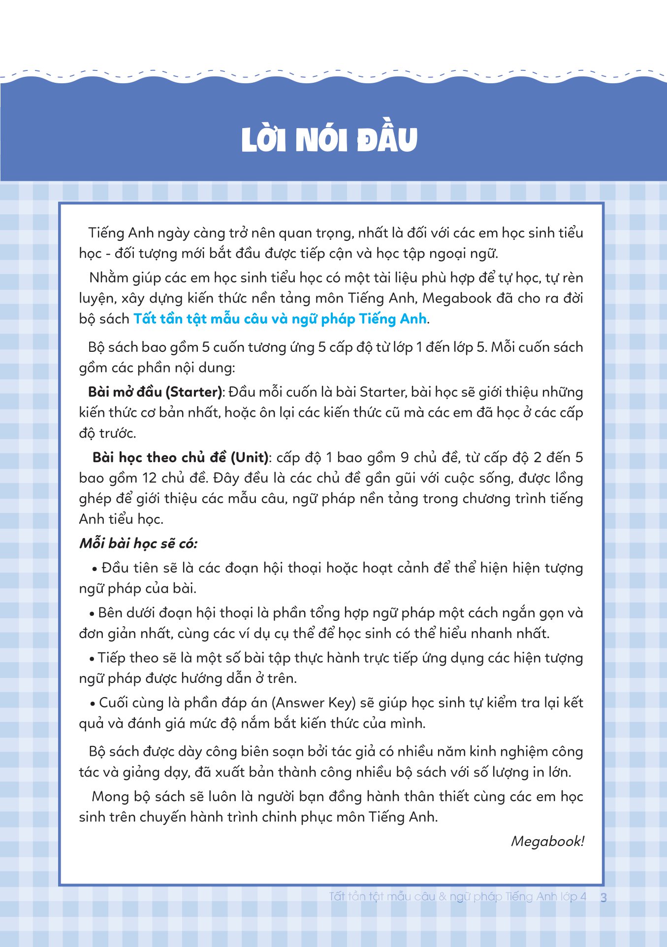 tất tần tật mẫu câu và ngữ pháp tiếng anh lớp 4