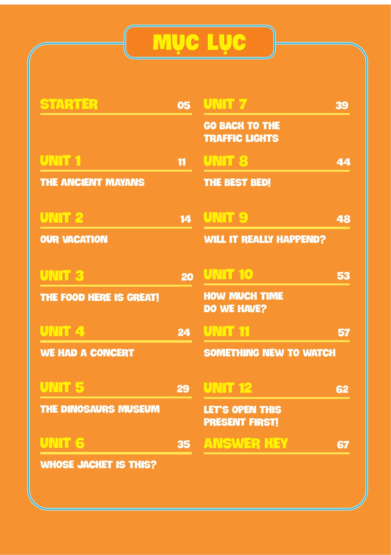 tất tần tật mẫu câu và ngữ pháp tiếng anh lớp 5