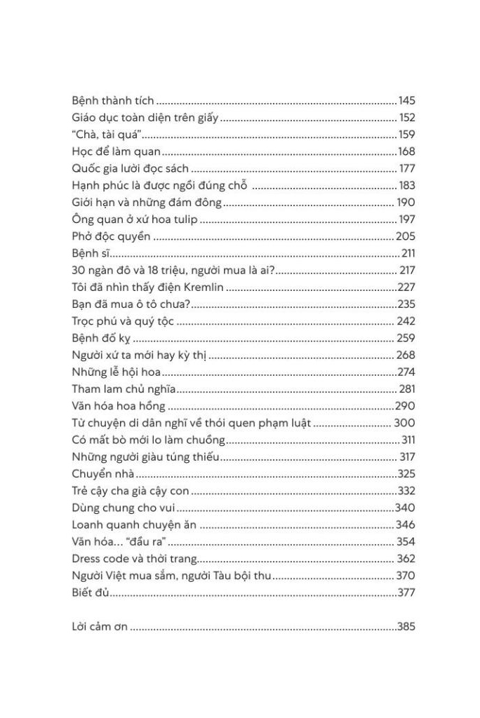 tật xấu người việt