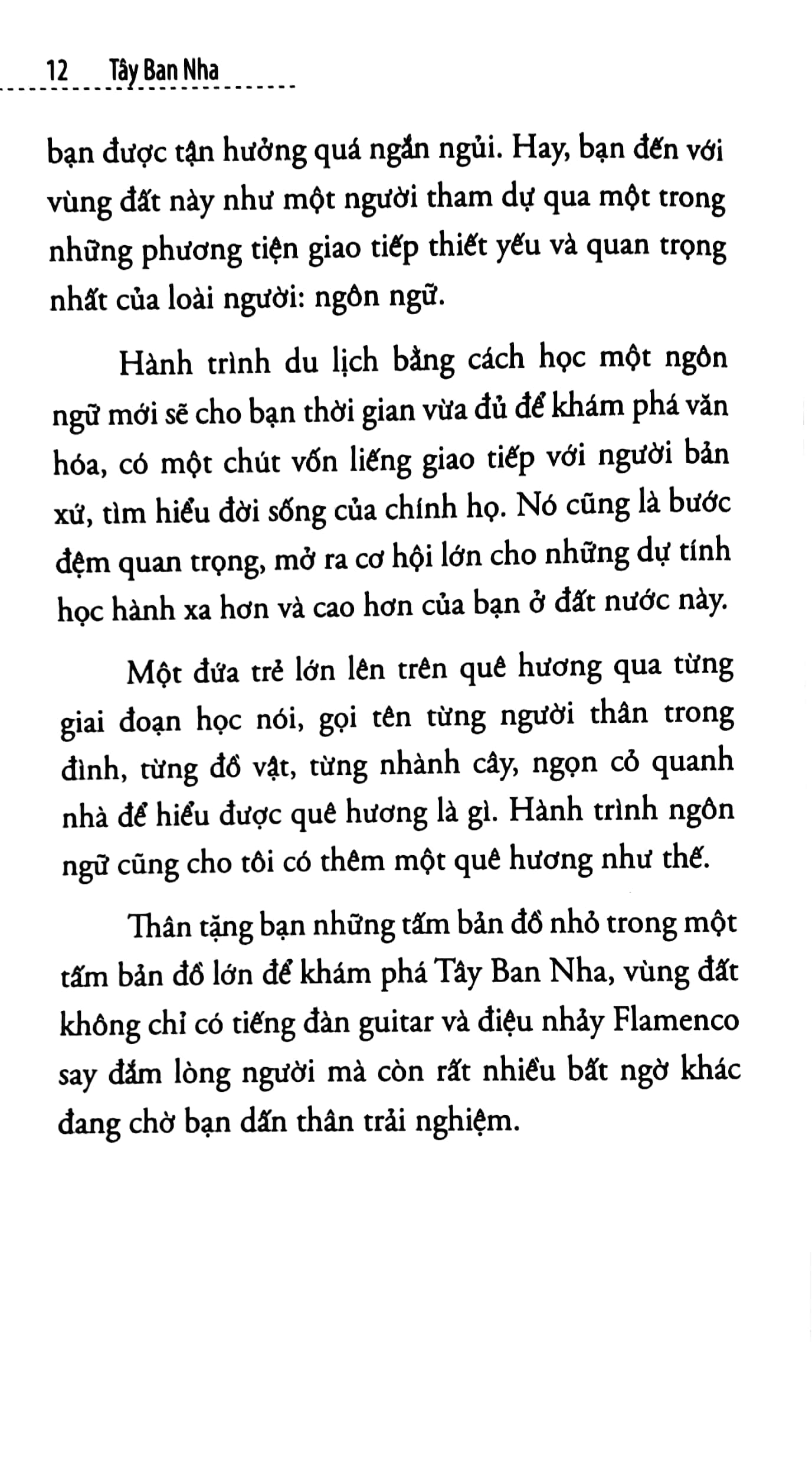tây ban nha - hành trình không ngôn ngữ