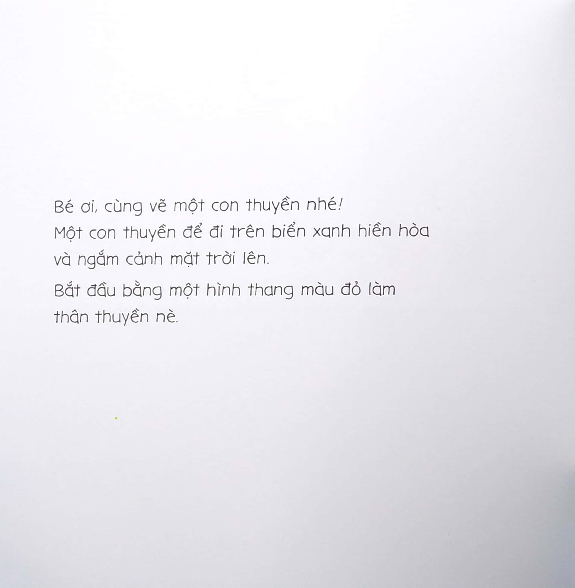 tay khéo tay xinh - bé vẽ con thuyền