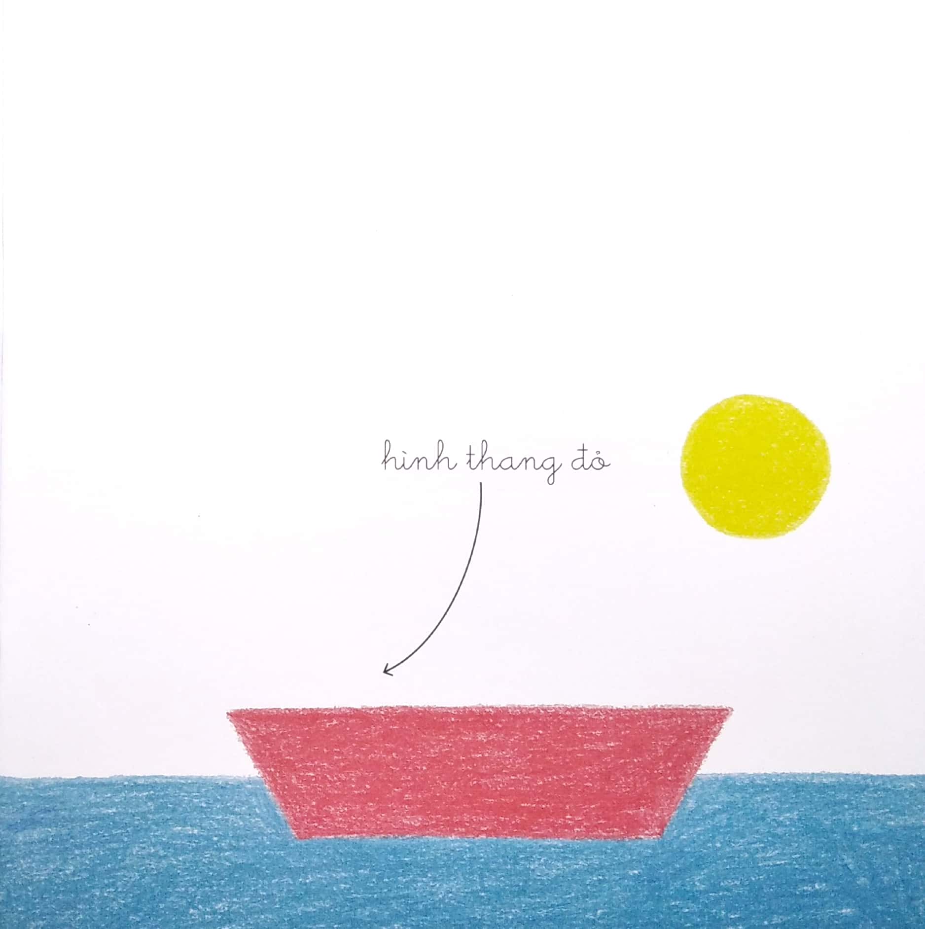 tay khéo tay xinh - bé vẽ con thuyền