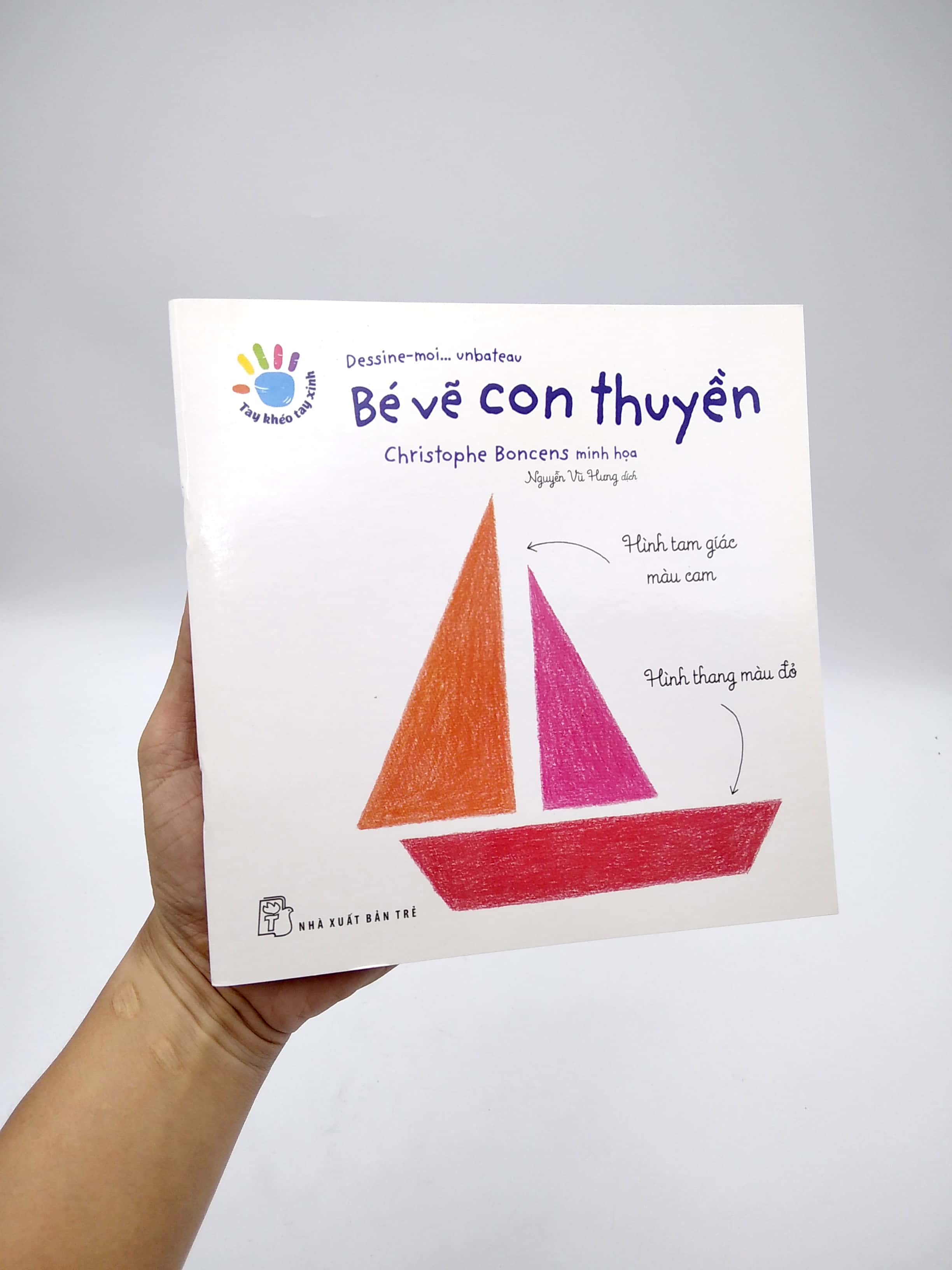 tay khéo tay xinh - bé vẽ con thuyền