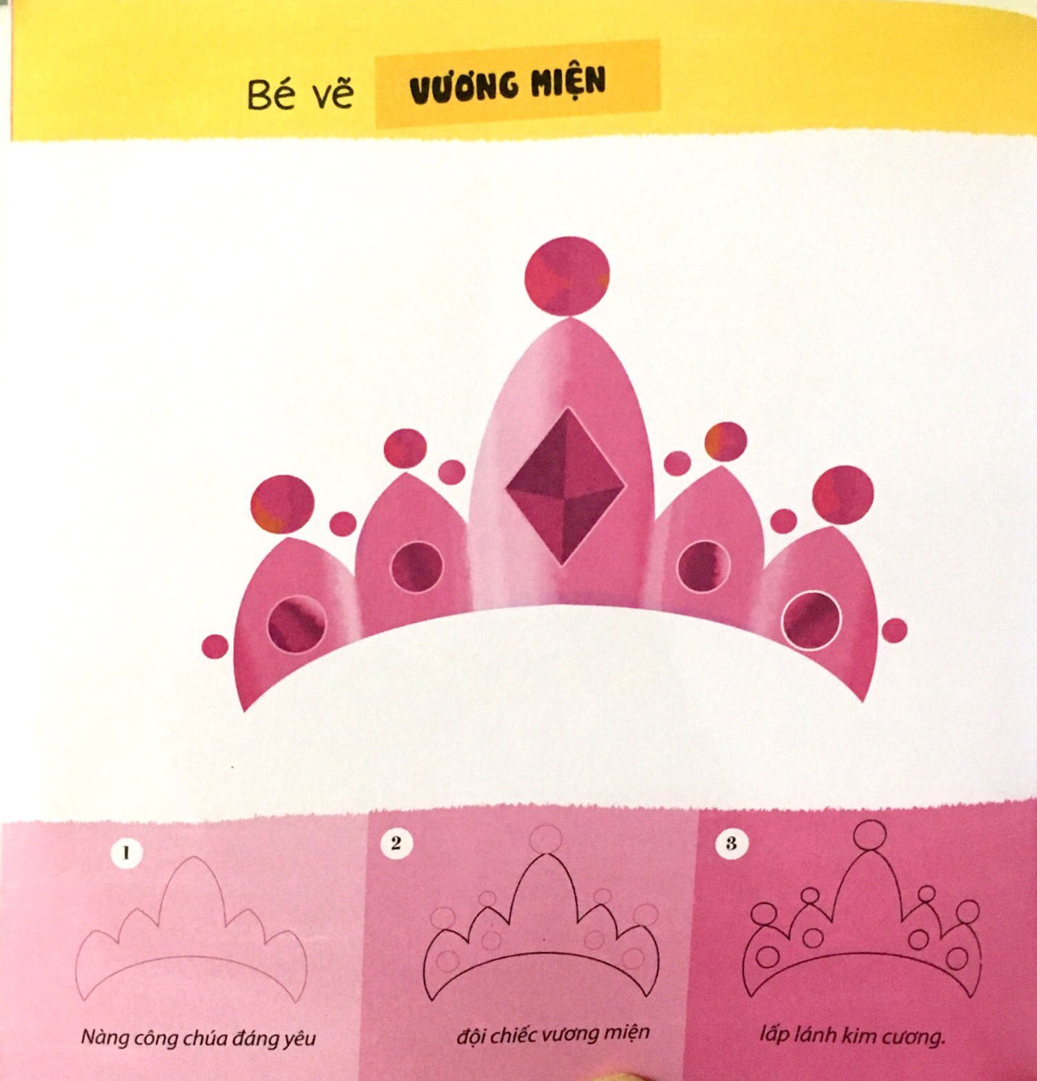 tay khéo tay xinh - bé vẽ công chúa (sách in mực thiên nhiên)