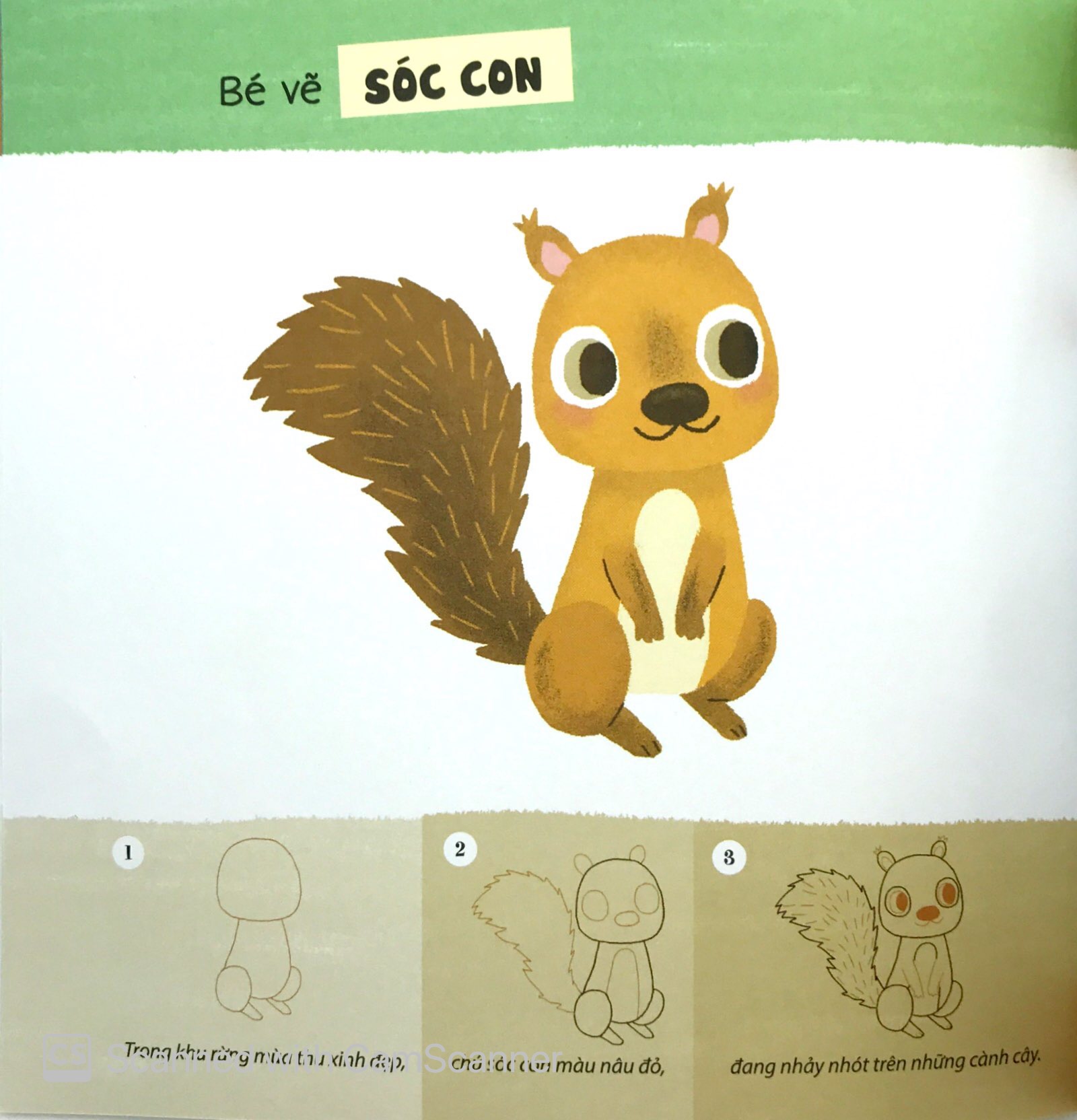 tay khéo tay xinh - bé vẽ thú non (sách in mực thiên nhiên)