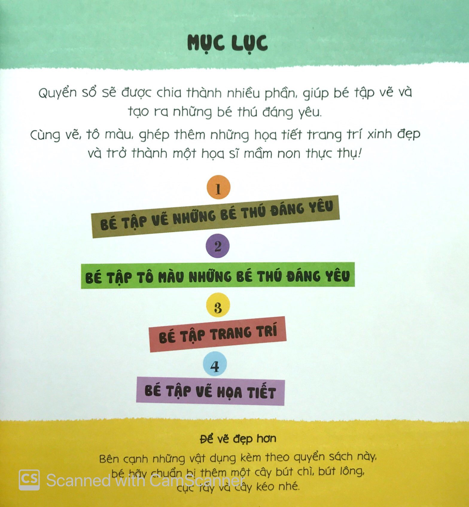 tay khéo tay xinh - bé vẽ thú non (sách in mực thiên nhiên)