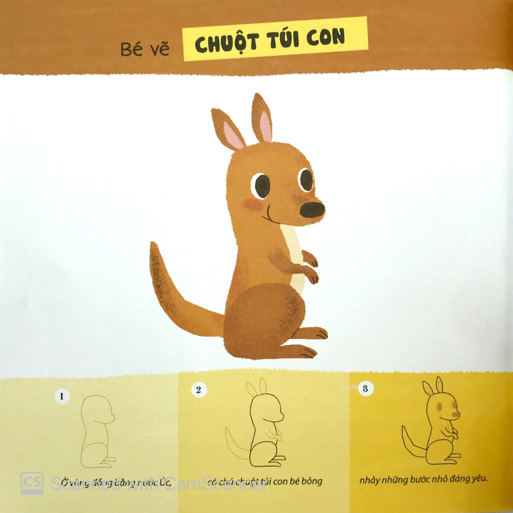 tay khéo tay xinh - bé vẽ thú non (sách in mực thiên nhiên)