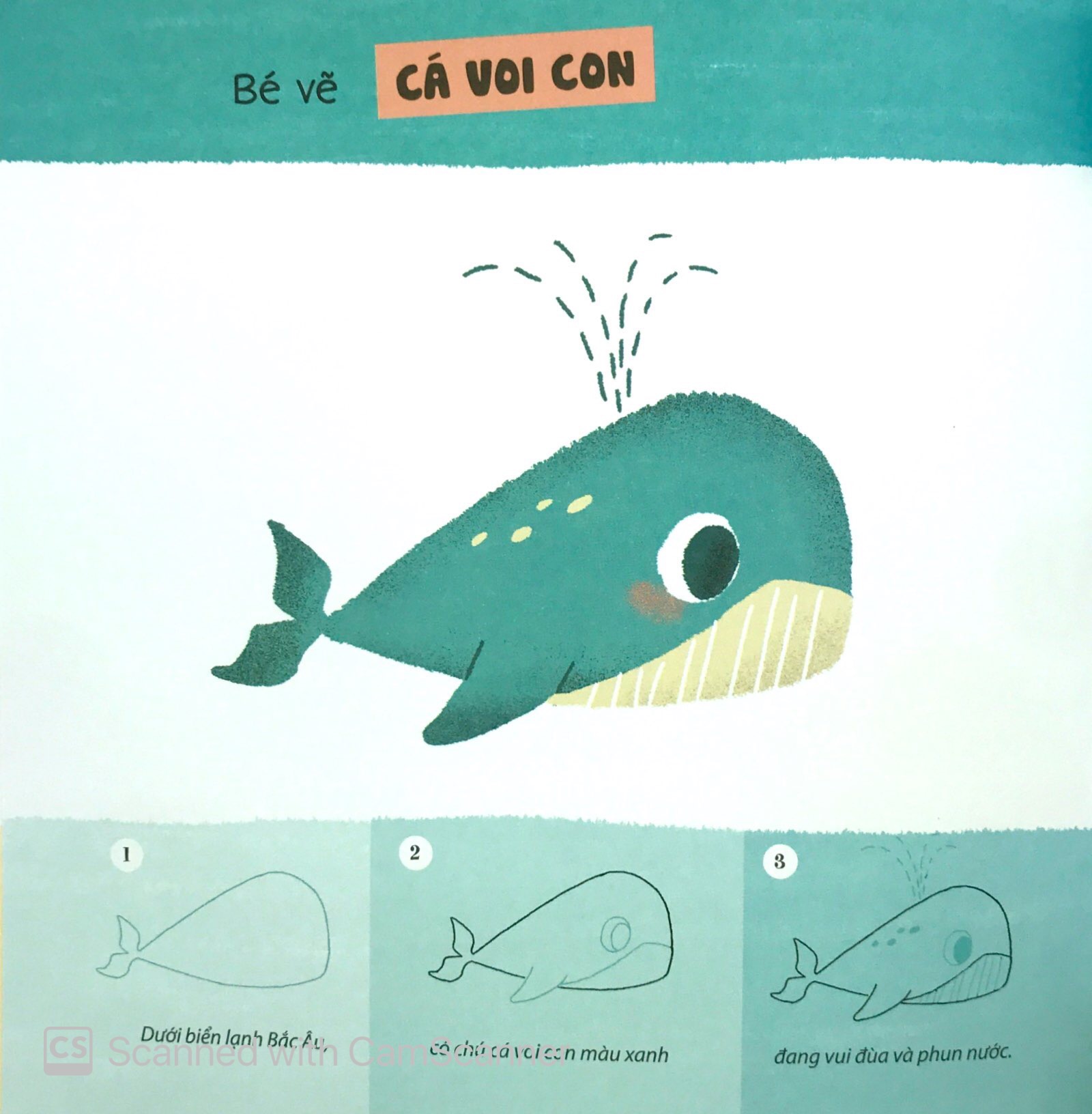 tay khéo tay xinh - bé vẽ thú non (sách in mực thiên nhiên)