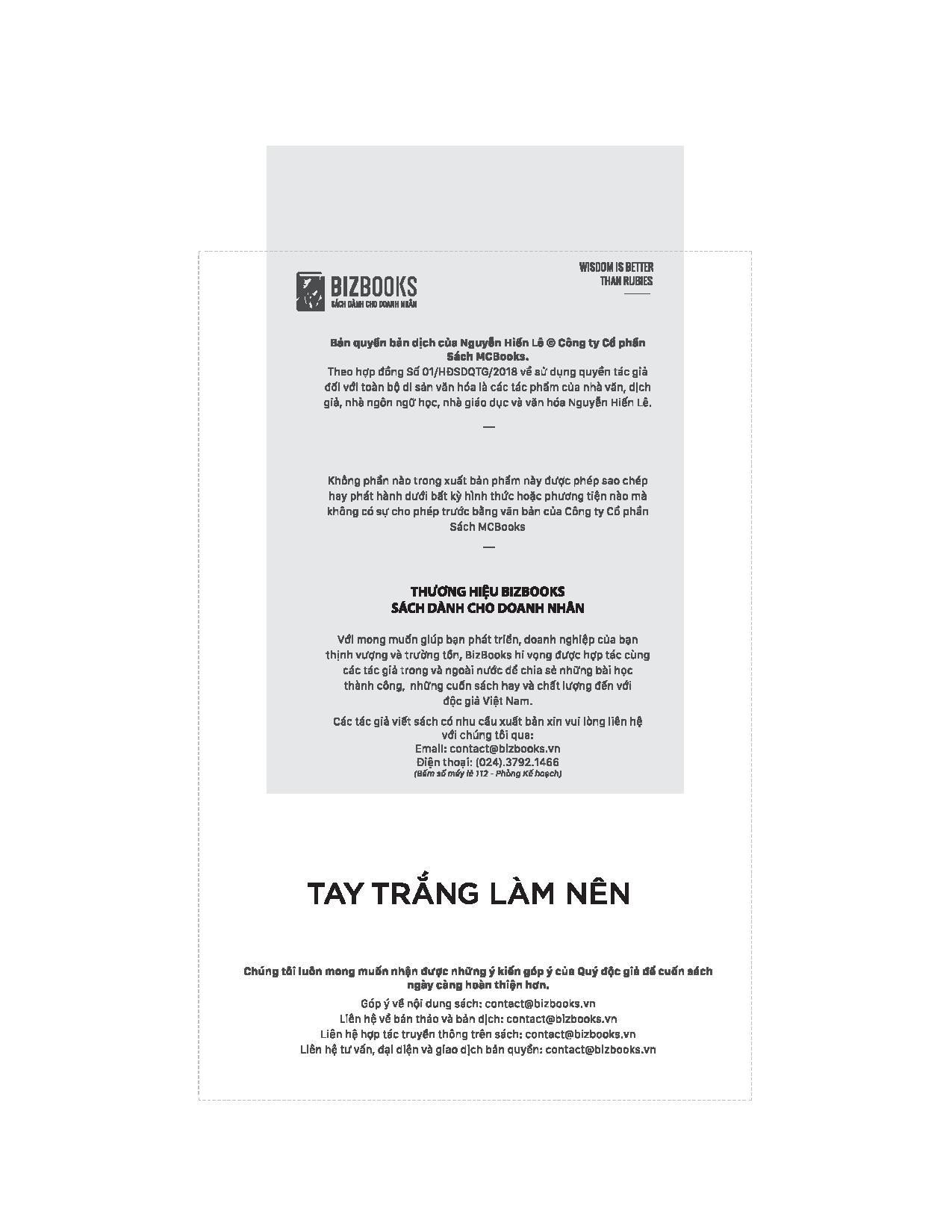 tay trắng làm nên - nguyễn hiến lê