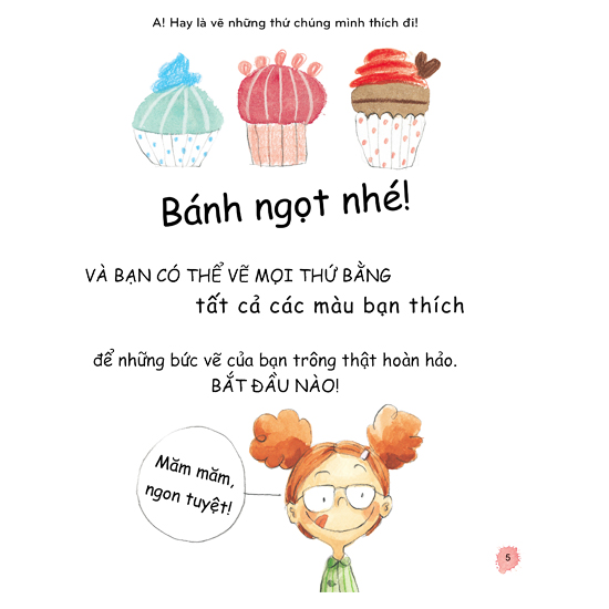 tay xinh vẽ hình lung linh - vẽ mọi thứ em yêu