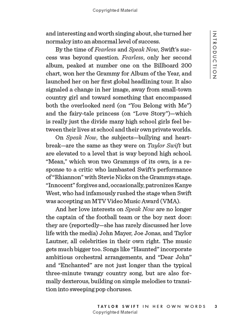 taylor swift - in her own words