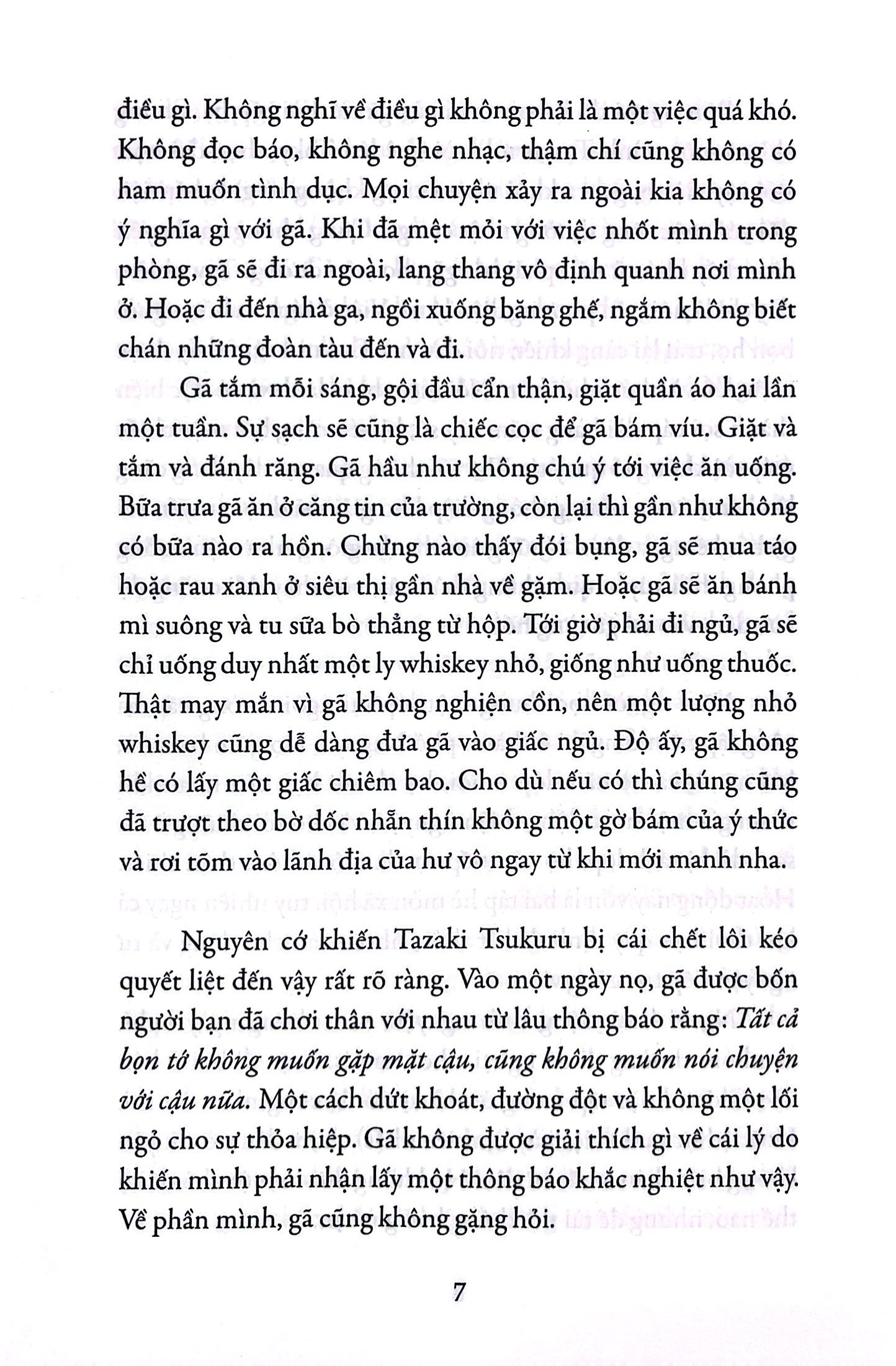 tazaki tsukuru không màu và những năm tháng hành hương (tái bản 2024)