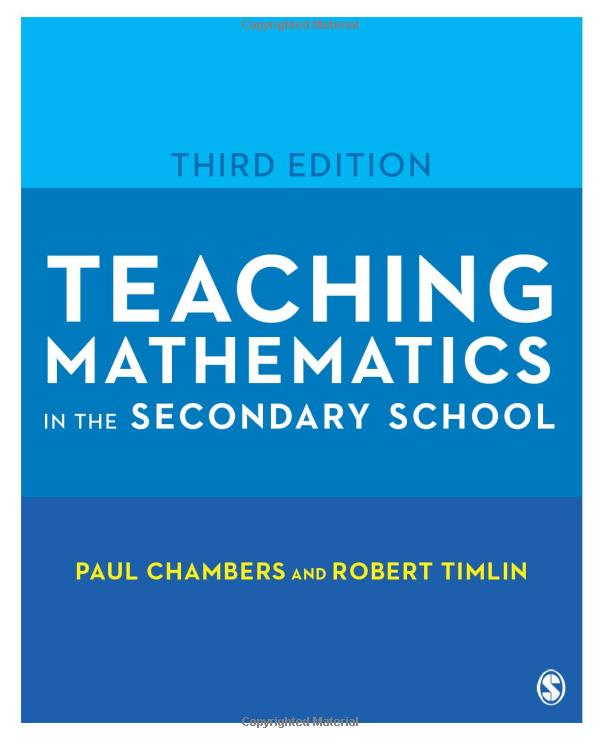 teaching mathematics in the secondary school (developing as a reflective secondary teacher)