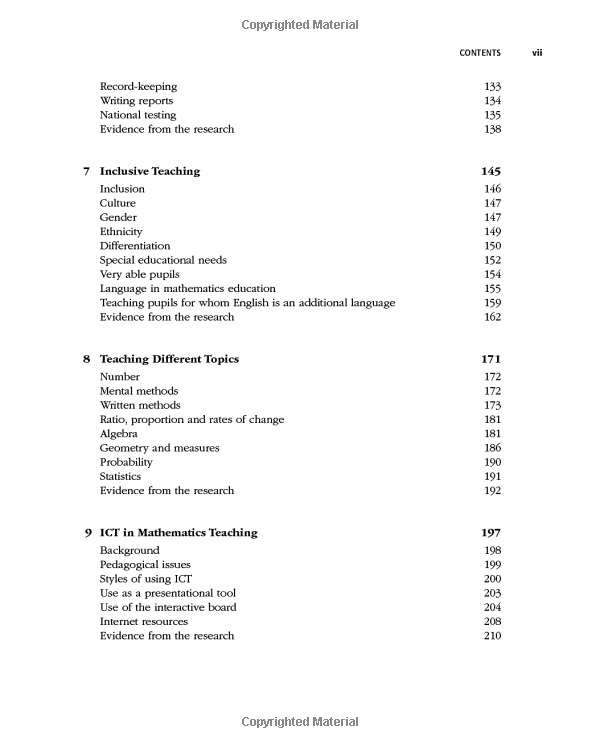teaching mathematics in the secondary school (developing as a reflective secondary teacher)