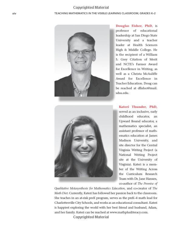 teaching mathematics in the visible learning classroom, grades k-2 (corwin mathematics series)