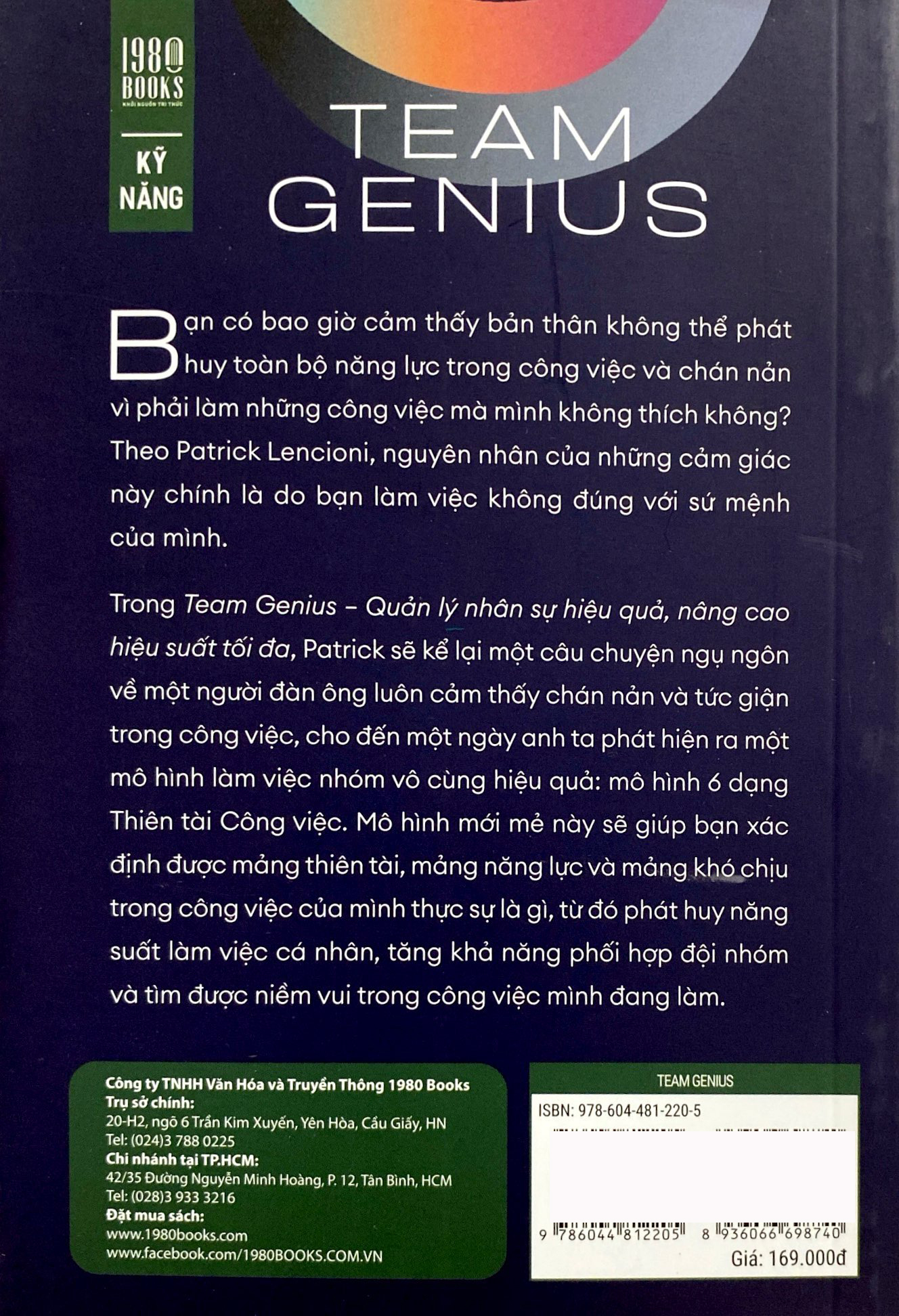 team genius - quản lý nhân sự hiệu quả - nâng cao hiệu suất tối đa