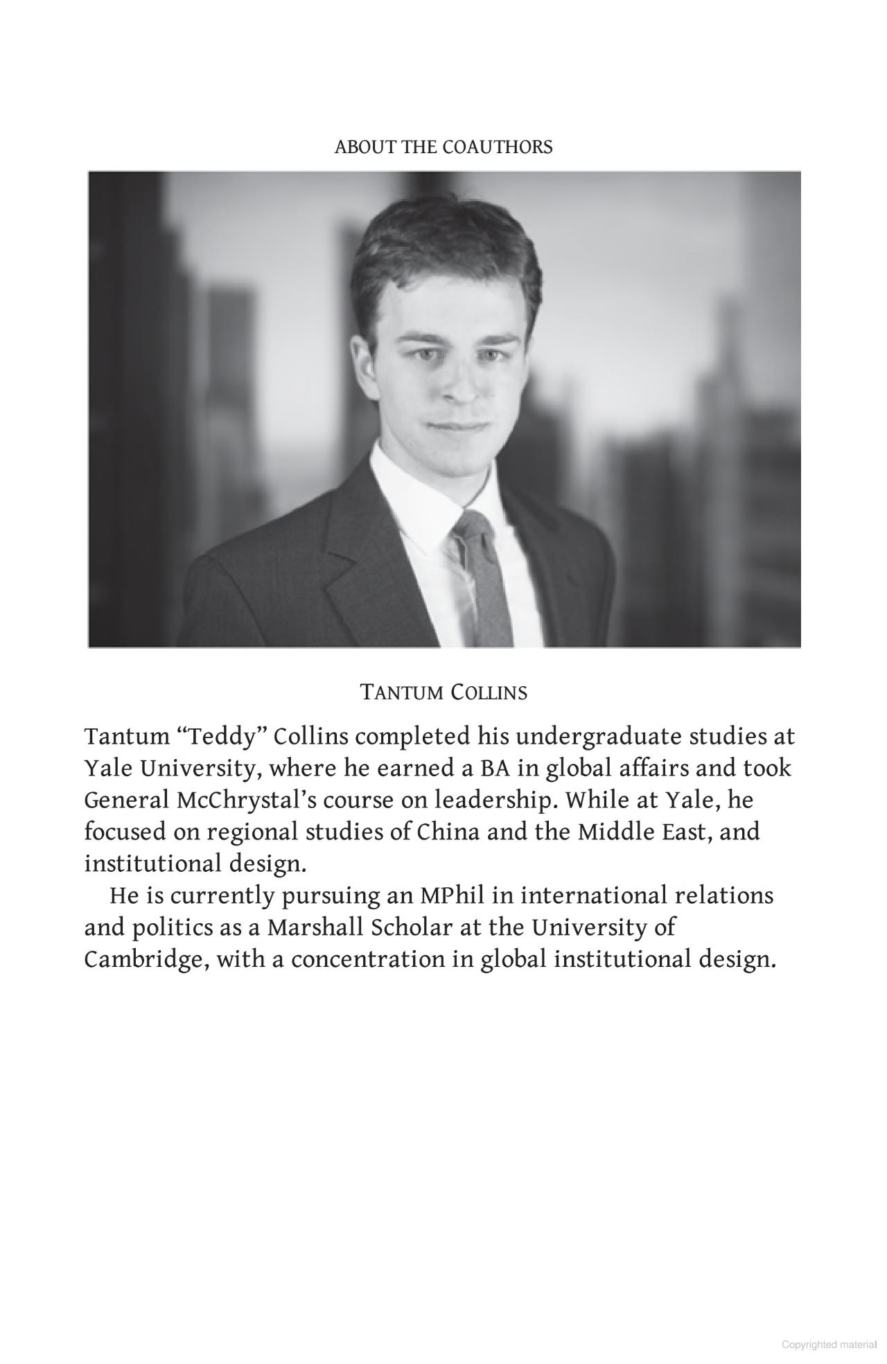 team of teams: new rules of engagement for a complex world