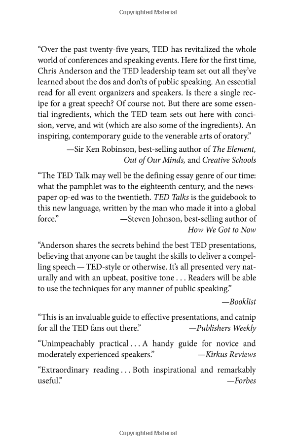 ted talks (international): the official ted guide to public speaking