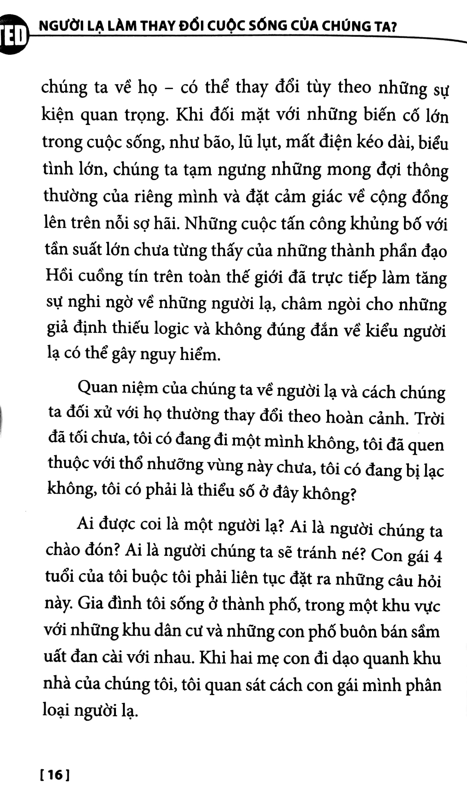 tedbooks - người lạ làm thay đổi cuộc sống của chúng ta