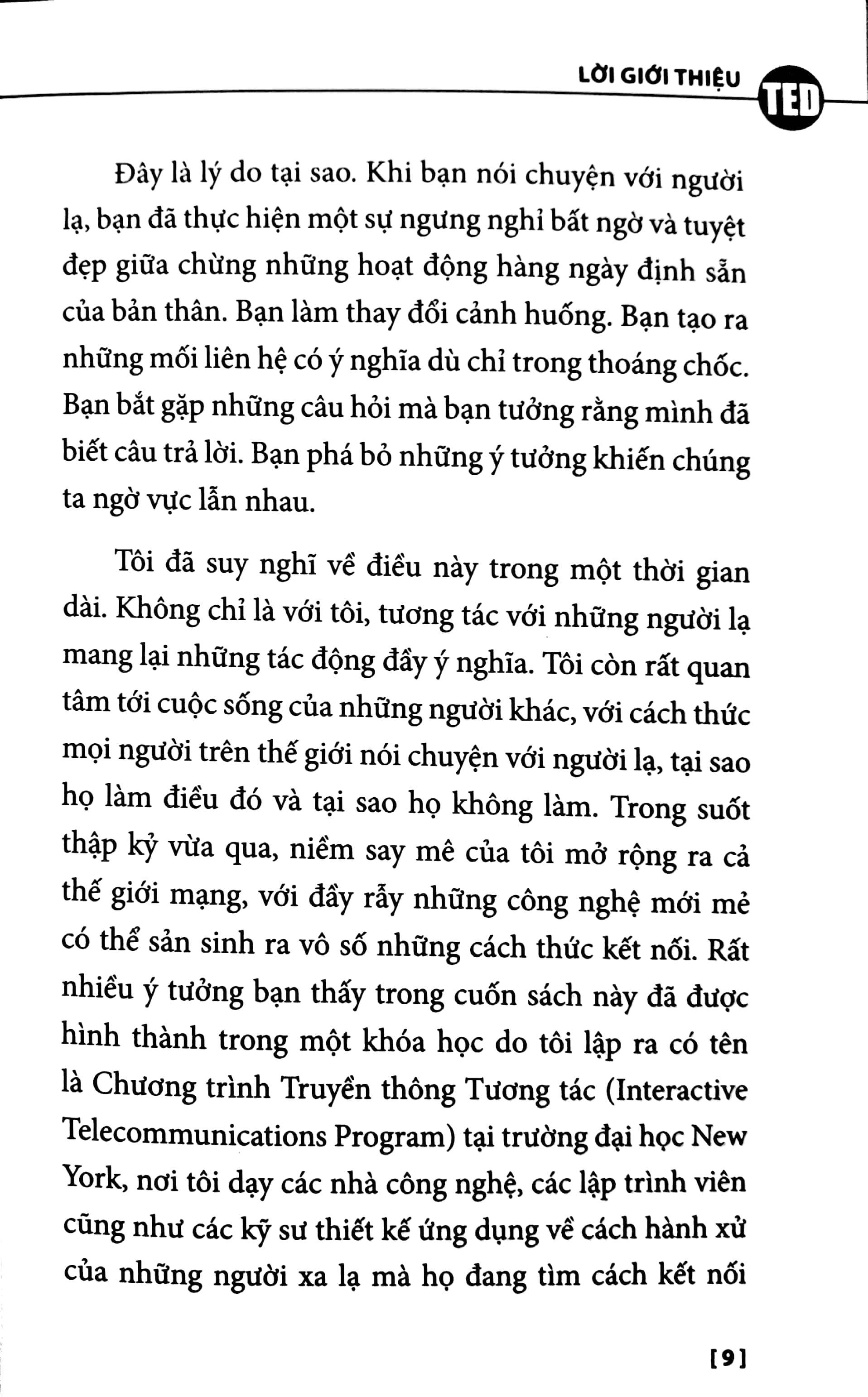 tedbooks - người lạ làm thay đổi cuộc sống của chúng ta