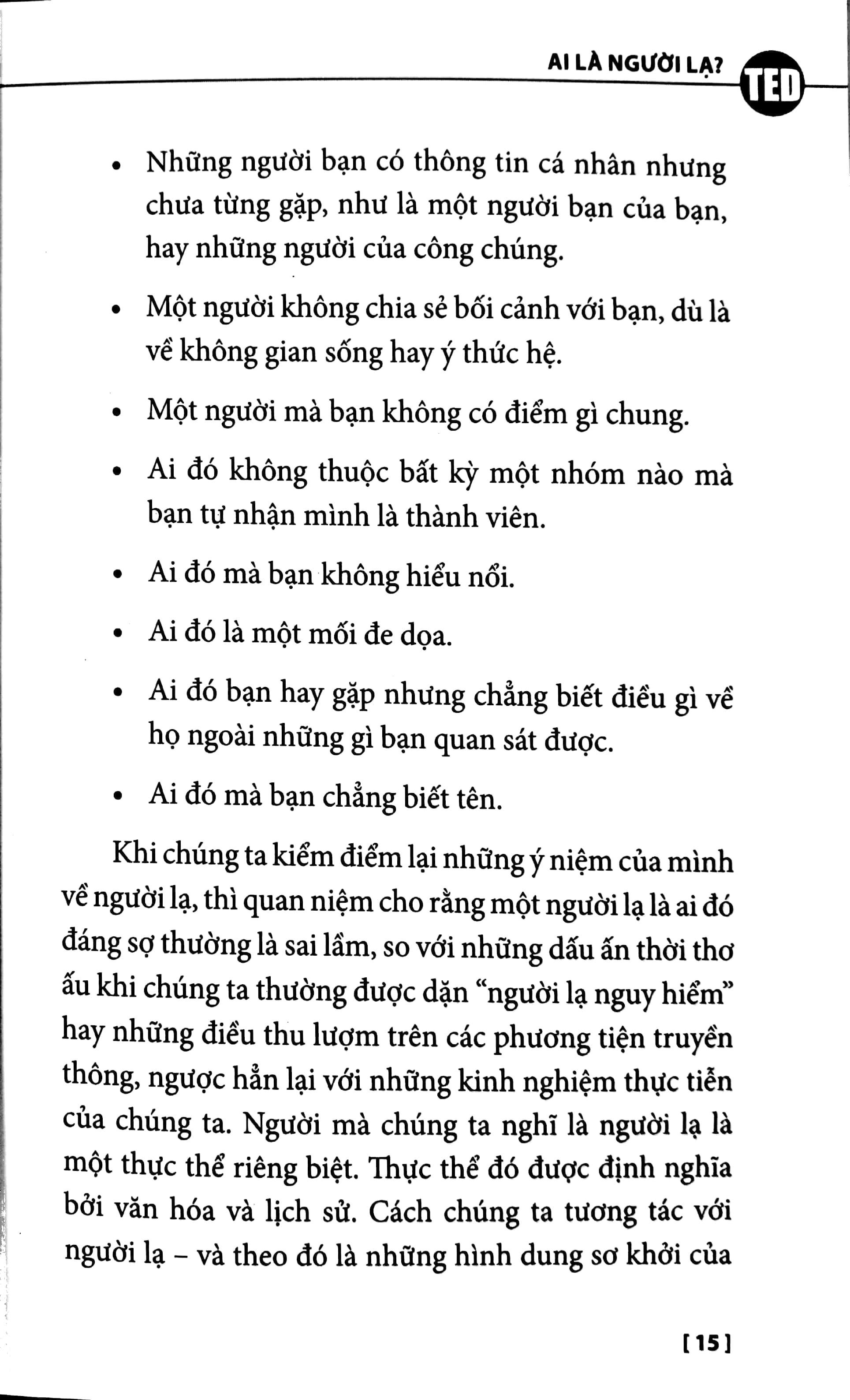 tedbooks - người lạ làm thay đổi cuộc sống của chúng ta