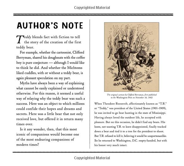 teddy: the remarkable tale of a president, a cartoonist, a toymaker and a bear