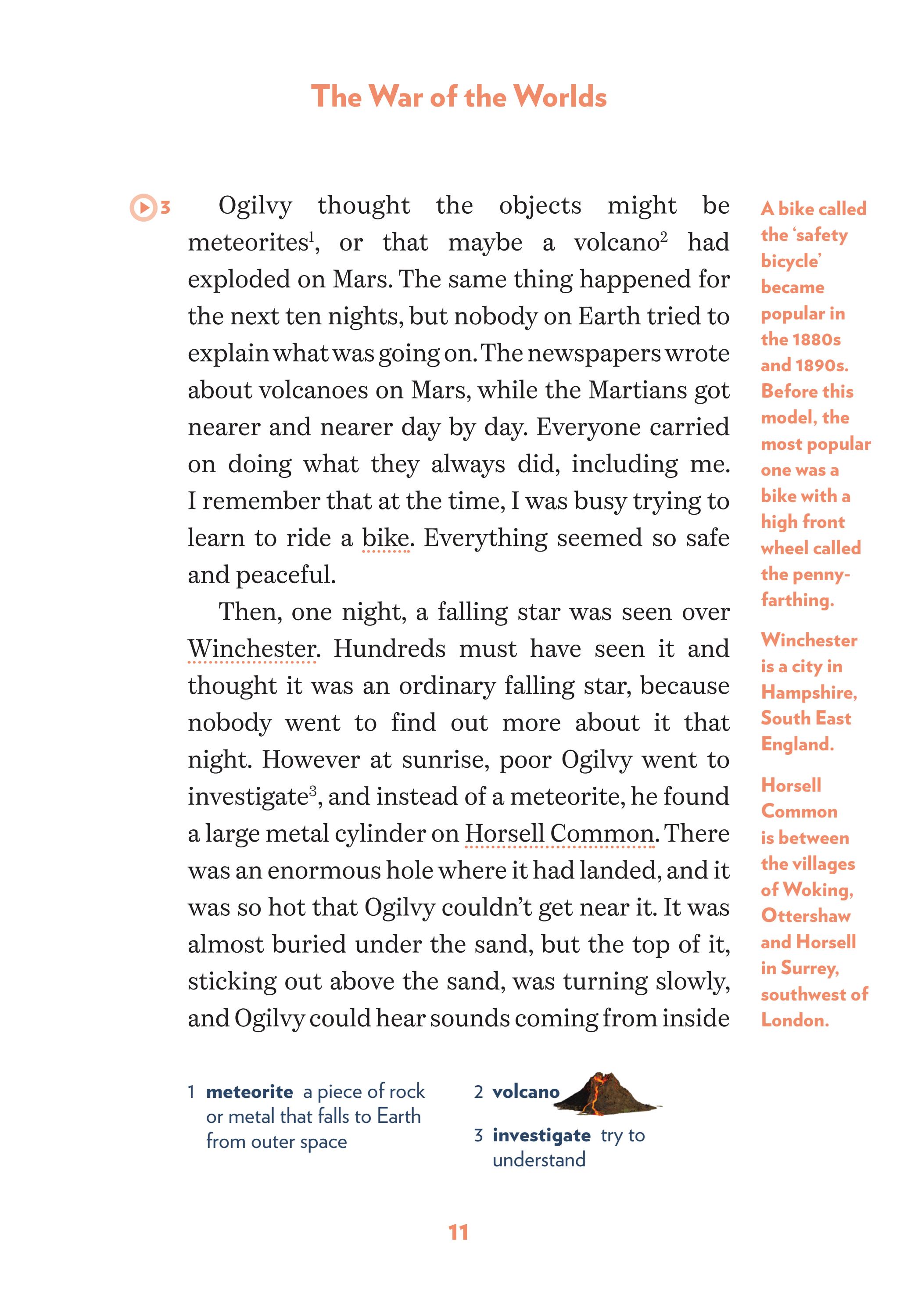 teen eli readers - the war of the worlds - stage 3 b1 - downloadable audio files