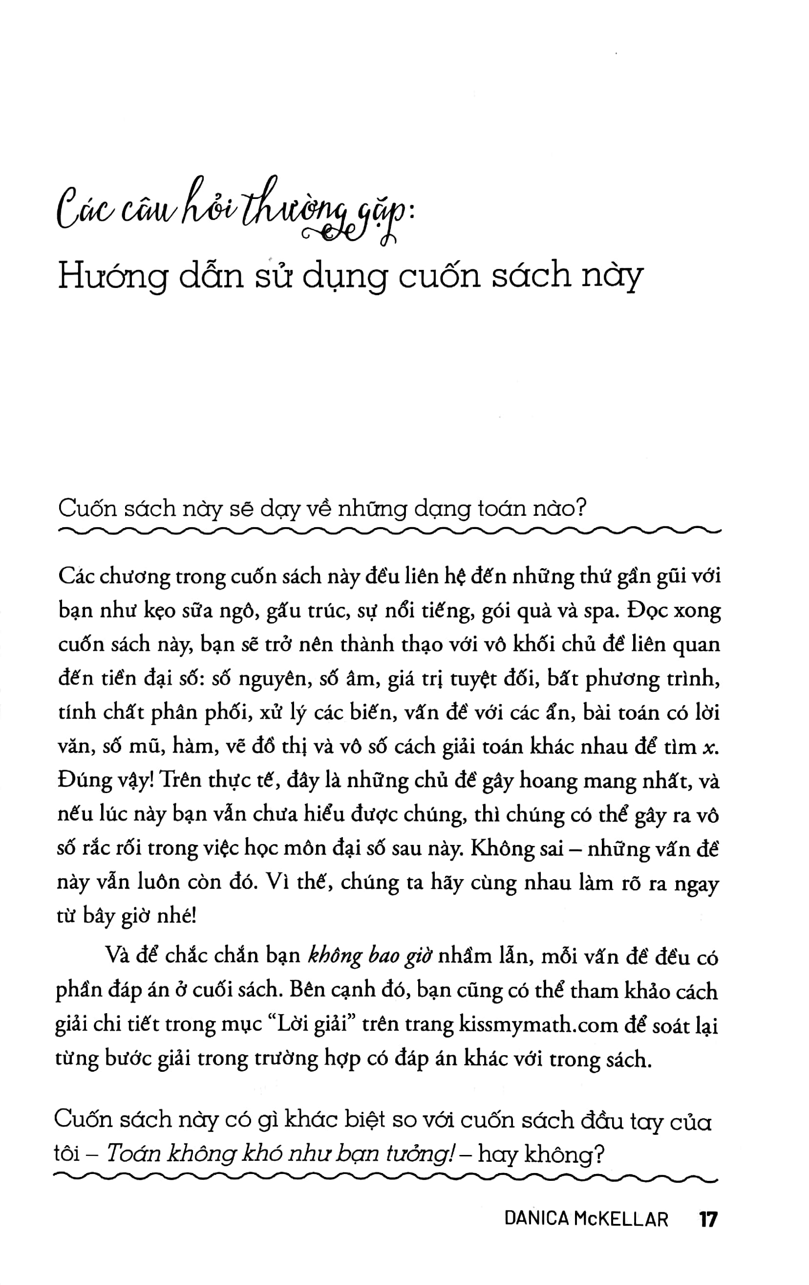 teen girl học toán kiss my math - chinh phục môn toán