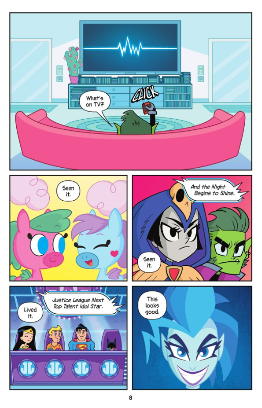 teen titans go!/ dc super hero girls: exchange students!