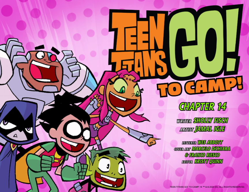teen titans go! to camp