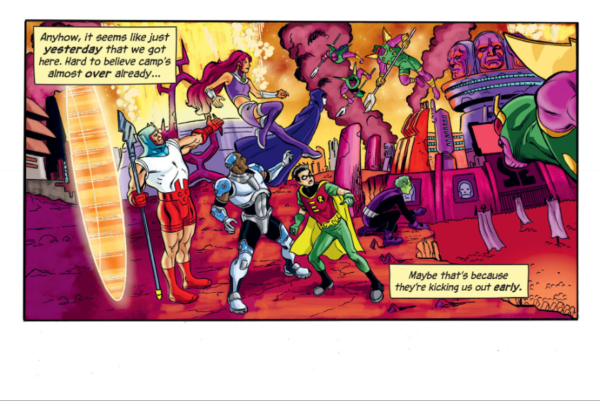 teen titans go! to camp